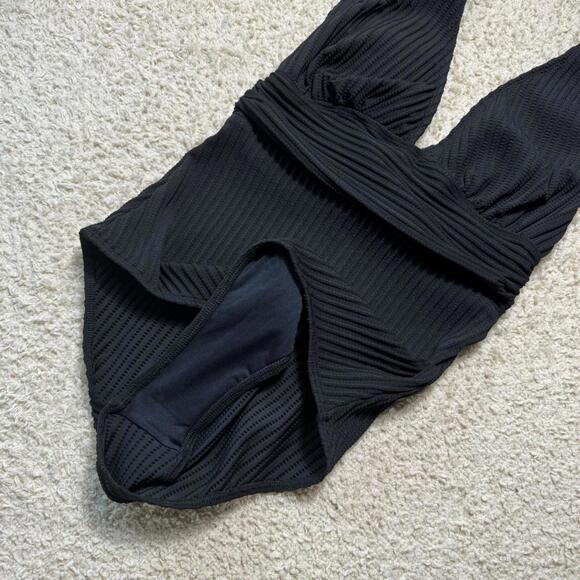 Cupshe Ribbed & Ruched One Piece SMALL NWT - Picture 3 of 5